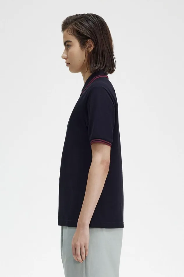 Women The ShirtG3600 Navyoxblood Fred Perry The Fred Perry Shirt