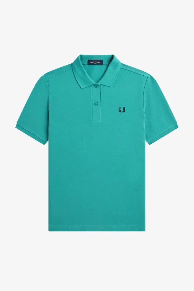 Women The ShirtG6000 Deep Mintblack Fred Perry The Fred Perry Shirt