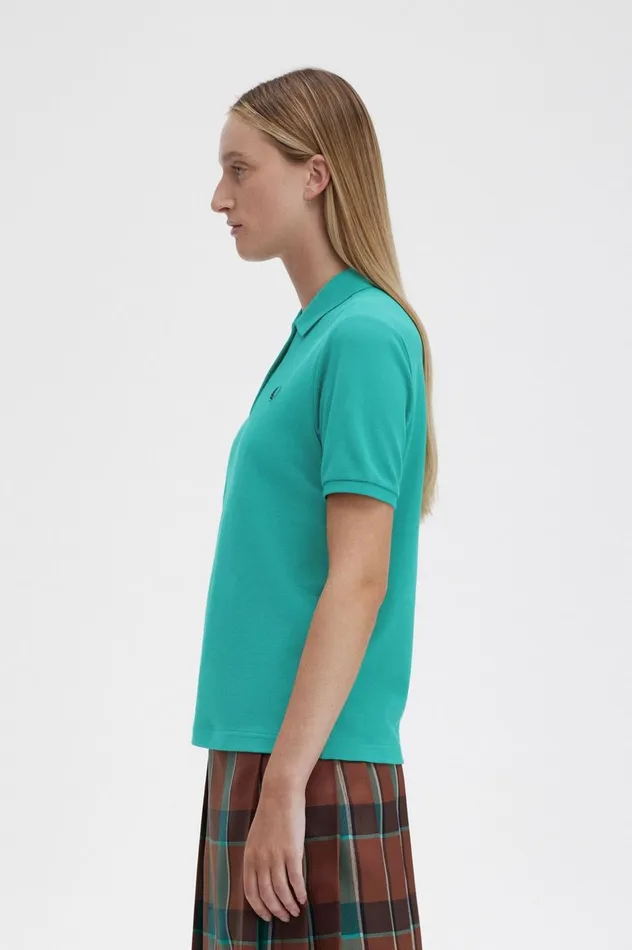 Women The ShirtG6000 Deep Mintblack Fred Perry The Fred Perry Shirt