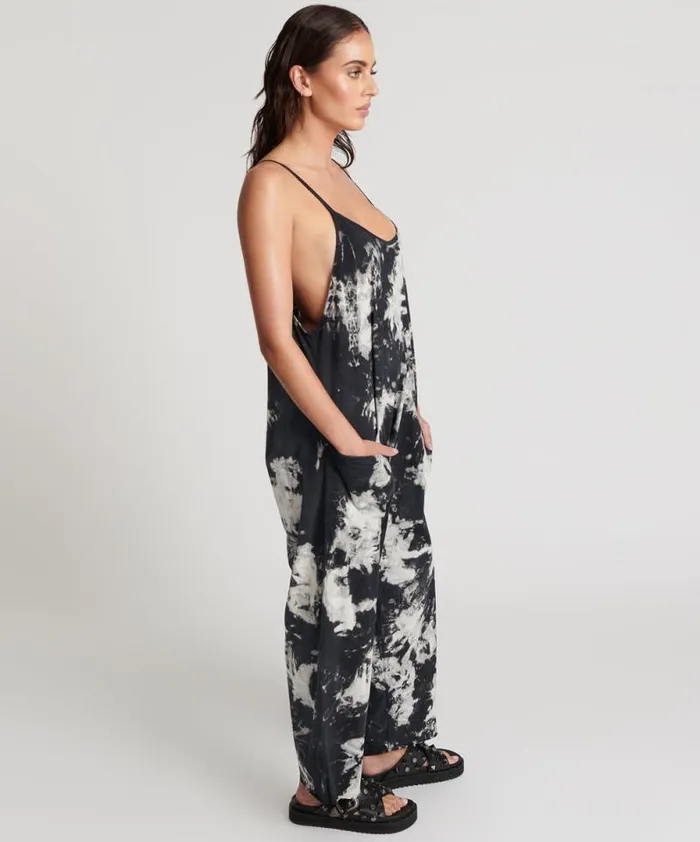 Women TIE DYE ORGANIC SAVASNA JUMPSUIT One Teaspoon Organic Tees Women TIE DYE ORGANIC SAVASNA JUMPSUIT One Teaspoon Organic Tees