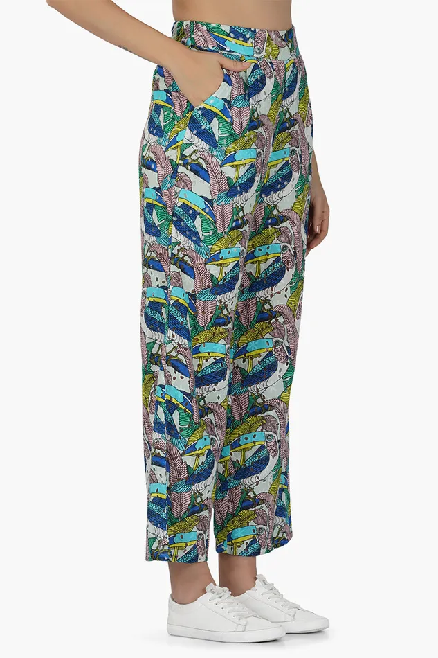 Women Tiffany Printed Pants Pants America and Beyond