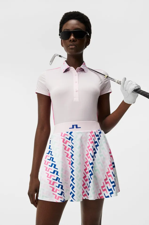 Women Tilda Polo Cherry Blossom JLindeberg Polo Shirts
