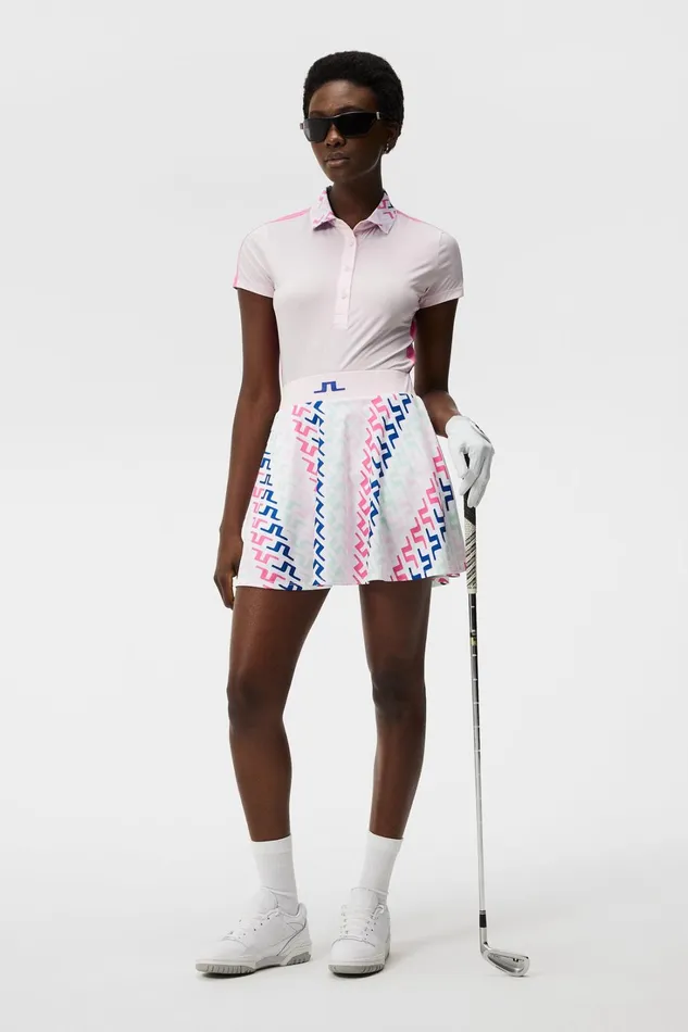 Women Tilda Polo Cherry Blossom JLindeberg Polo Shirts Women Tilda Polo Cherry Blossom JLindeberg Polo Shirts