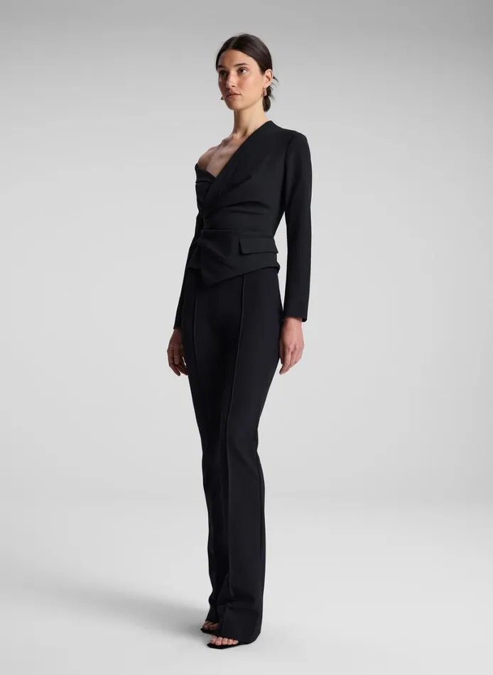 Women Tops ALC Skyla Asymmetric Top Black