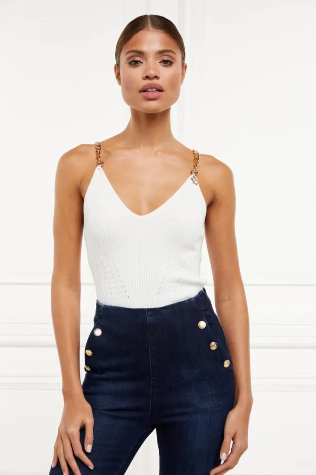 Women Tops Holland Cooper Aurora Cami Top Natural