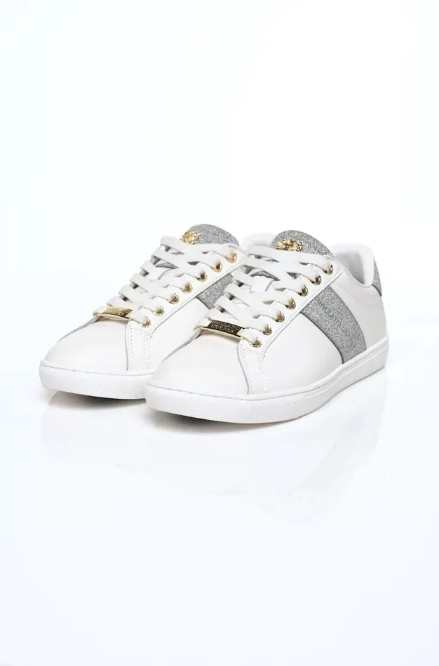 Women Trainers Holland Cooper Knightsbridge Court Trainer Silver Crystal Women Trainers Holland Cooper Knightsbridge Court Trainer Silver Crystal