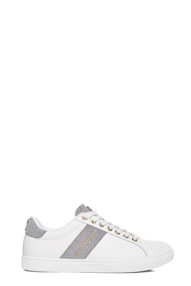 Women Trainers Holland Cooper Knightsbridge Court Trainer Silver Crystal Women Trainers Holland Cooper Knightsbridge Court Trainer Silver Crystal