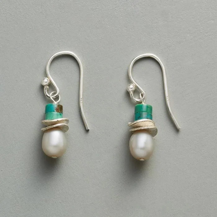Women Turquoise Topper Earrings Sundance Catalog Earrings