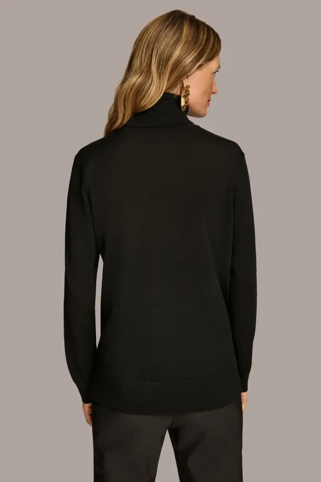 Women TURTLE NECK HIGH LOW TOP Black Donna Karan New York Sweaters And Tops Women TURTLE NECK HIGH LOW TOP Black Donna Karan New York Sweaters And Tops