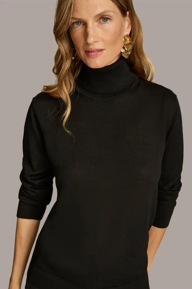 Women TURTLE NECK HIGH LOW TOP Black Donna Karan New York Sweaters And Tops Women TURTLE NECK HIGH LOW TOP Black Donna Karan New York Sweaters And Tops