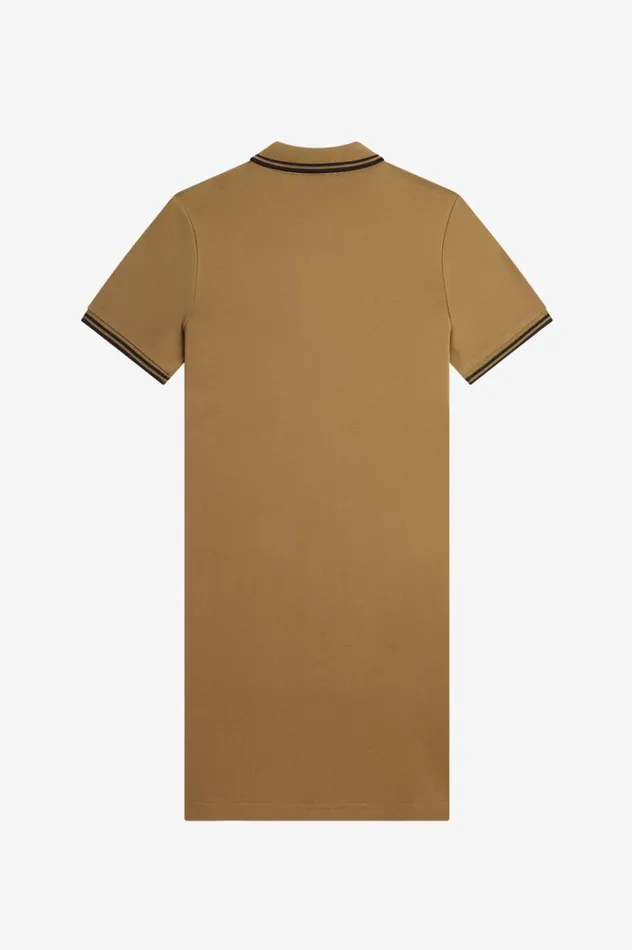 Women Twin Tipped Shirt Dress Shaded Stone Fred Perry Dresses