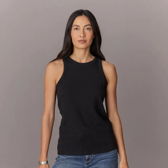 Women Ultimate Airy Slub Tank Black Sundance Catalog Tops Women Ultimate Airy Slub Tank Black Sundance Catalog Tops