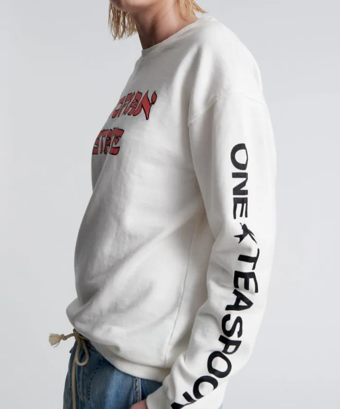 Women UTOPIAN STATE LOGO SWEATER One Teaspoon Hoodies And Sweats Women UTOPIAN STATE LOGO SWEATER One Teaspoon Hoodies And Sweats
