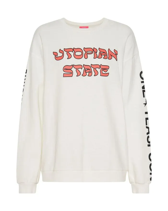 Women UTOPIAN STATE LOGO SWEATER One Teaspoon Hoodies And Sweats Women UTOPIAN STATE LOGO SWEATER One Teaspoon Hoodies And Sweats