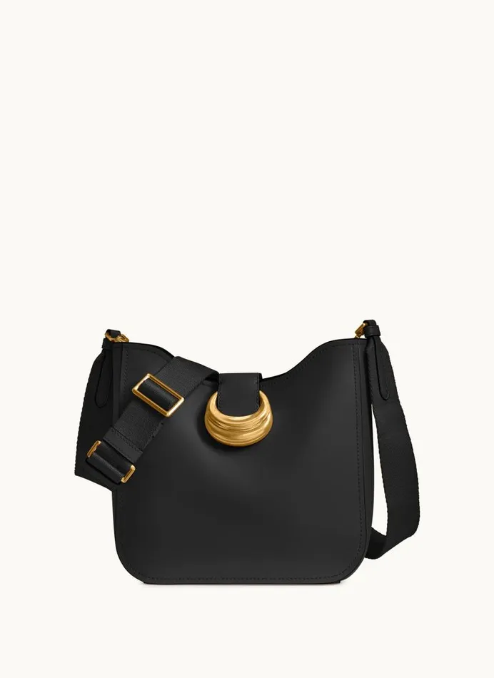 Women VALLEY STREAM CROSSBODY Blackgold Donna Karan New York Crossbodies And Satchels Women VALLEY STREAM CROSSBODY Blackgold Donna Karan New York Crossbodies And Satchels