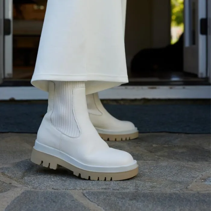 Women Vintage Havana Boots Booties ARCTIC 8211 OFF WHITE Off White