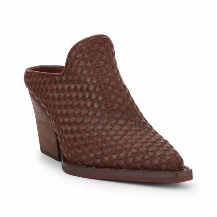 Women Vintage Havana Boots Booties DANTE 8211 BROWN WOVEN Brown Woven
