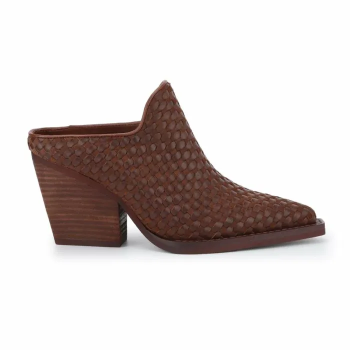 Women Vintage Havana Boots Booties DANTE 8211 BROWN WOVEN Brown Woven