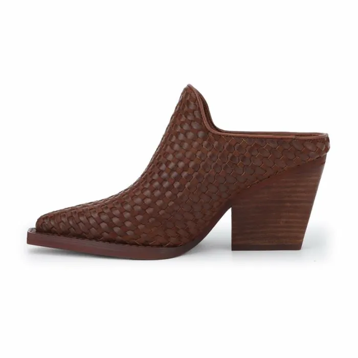 Women Vintage Havana Boots Booties DANTE 8211 BROWN WOVEN Brown Woven