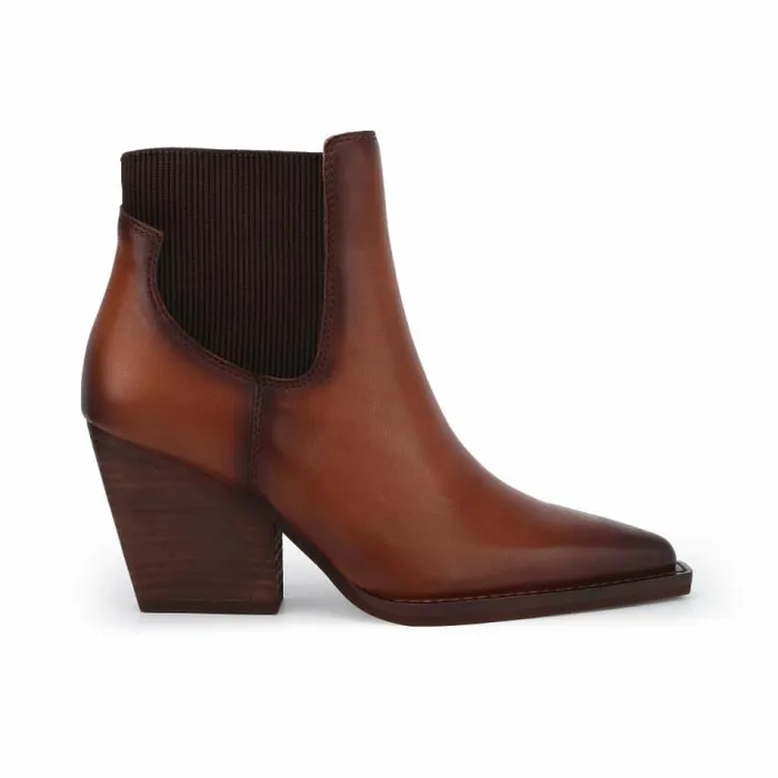 Women Vintage Havana Boots Booties PATRON 8211 BROWN Brown