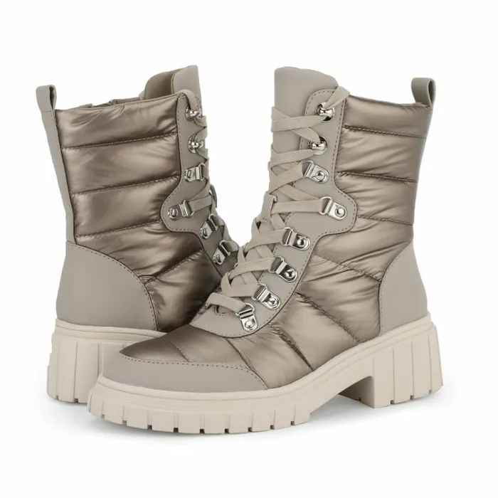 Women Vintage Havana Boots Booties WILCO 8211 CHAMPAGNE Champagne