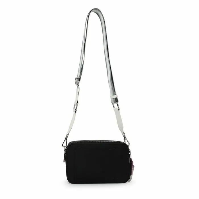 Women Vintage Havana Crossbody LEGEND BAG 8211 BLACK RED