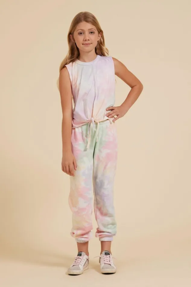 Women Vintage Havana Kids Tops Tropical Summer Tie Dye Tie Front Tank Tropic Summer Women Vintage Havana Kids Tops Tropical Summer Tie Dye Tie Front Tank Tropic Summer