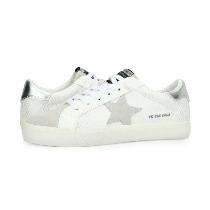 Women Vintage Havana Low Tops FLAIR 38 8211 WHITE SNAKEWASHED SILVER White Snakewashed Silver Women Vintage Havana Low Tops FLAIR 38 8211 WHITE SNAKEWASHED SILVER White Snakewashed Silver
