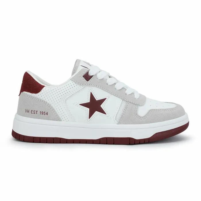 Women Vintage Havana Low Tops FRESH 8211 WHITE GREY MAROON White Grey Maroon