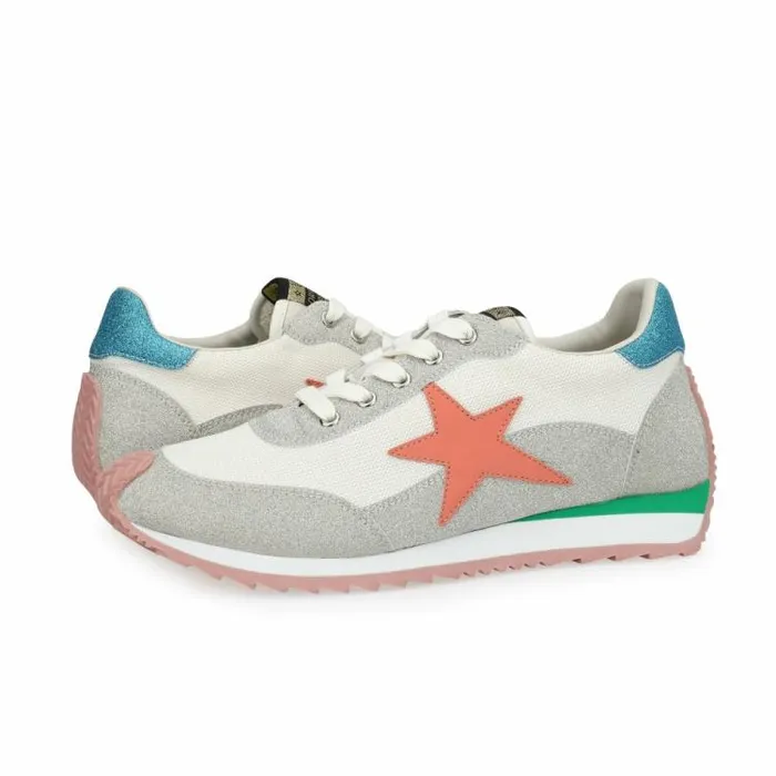 Women Vintage Havana Low Tops SHOOTER 11 8211 SILVER GLITTER PEACH MULTI Silver Glitter Peach Multi Women Vintage Havana Low Tops SHOOTER 11 8211 SILVER GLITTER PEACH MULTI Silver Glitter Peach Multi