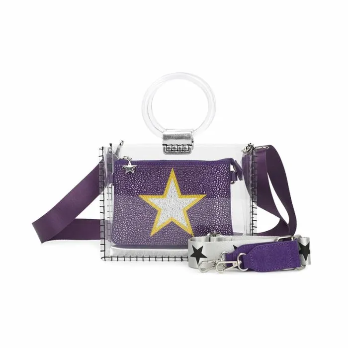 Women Vintage Havana Small Bags MINI MOLLY 8211 PURPLE GOLD