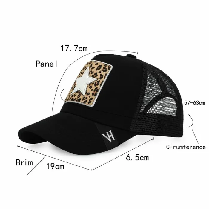 Women Vintage Havana Trucker Hat FUNK HAT Women Vintage Havana Trucker Hat FUNK HAT