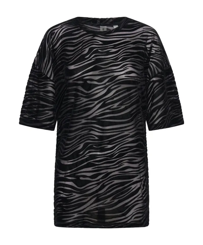 Women VUDU MESH TEE SHIRT One Teaspoon Tees and Tanks Women VUDU MESH TEE SHIRT One Teaspoon Tees and Tanks