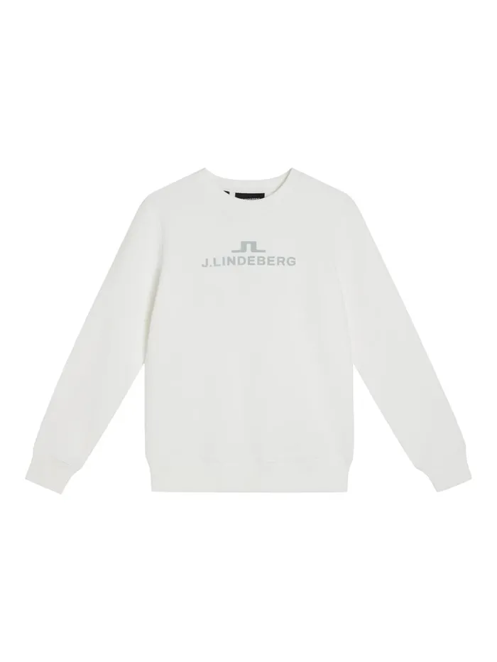 Women W Alpha Crew Neck White JLindeberg Sweaters Women W Alpha Crew Neck White JLindeberg Sweaters