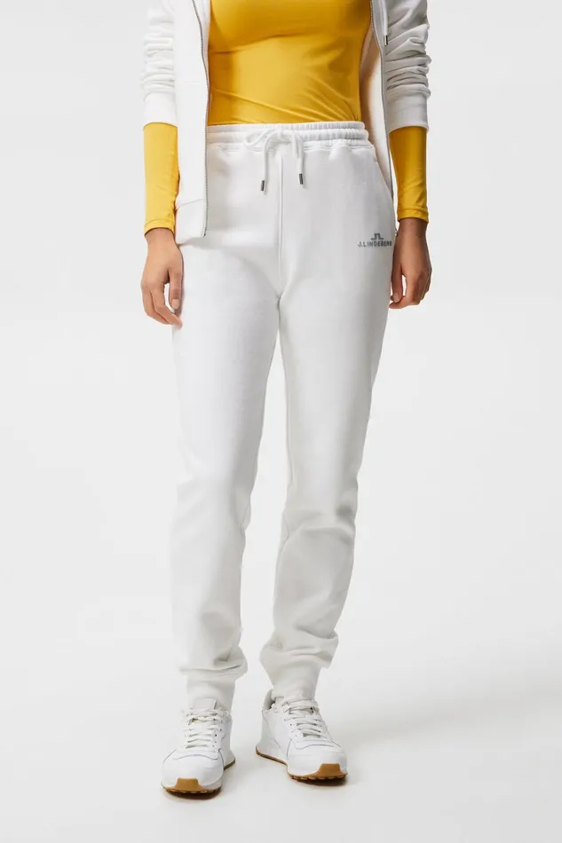 Women W Alpha Pant White JLindeberg Trousers