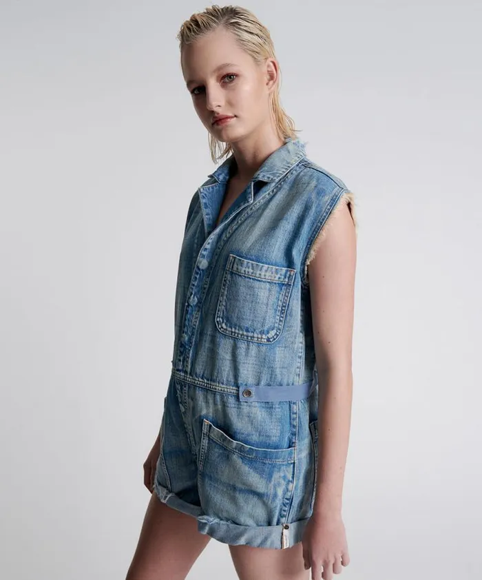 Women WORN OUT HENDRIXE PALISADES OVERALL One Teaspoon Denim Jumpsuits Women WORN OUT HENDRIXE PALISADES OVERALL One Teaspoon Denim Jumpsuits