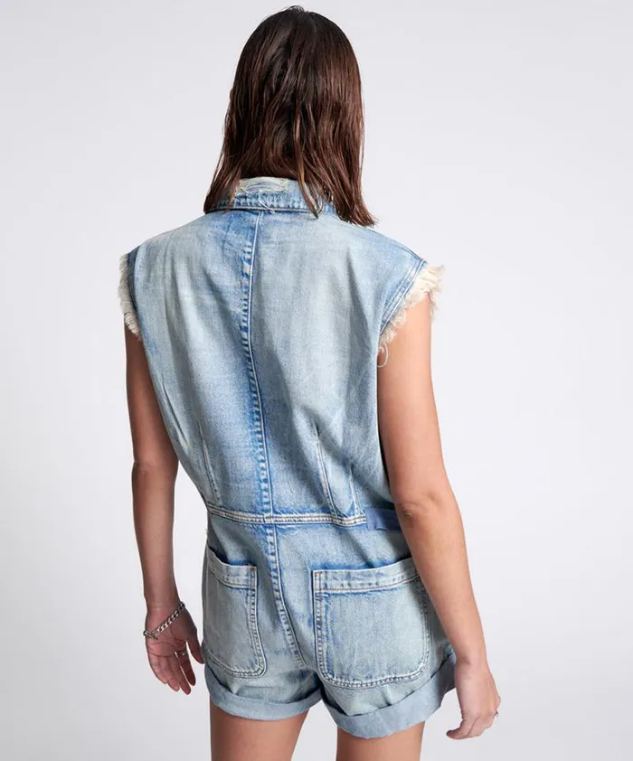 Women WORN OUT HENDRIXE PALISADES OVERALL One Teaspoon Denim Jumpsuits Women WORN OUT HENDRIXE PALISADES OVERALL One Teaspoon Denim Jumpsuits