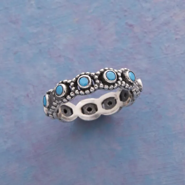 Women Wreathed In Turquoise Ring Sundance Catalog Rings