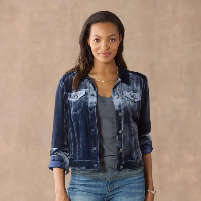 Women Wren II Velvet Jacket Petite Aquamarine Sundance Catalog Petite Styles Women Wren II Velvet Jacket Petite Aquamarine Sundance Catalog Petite Styles