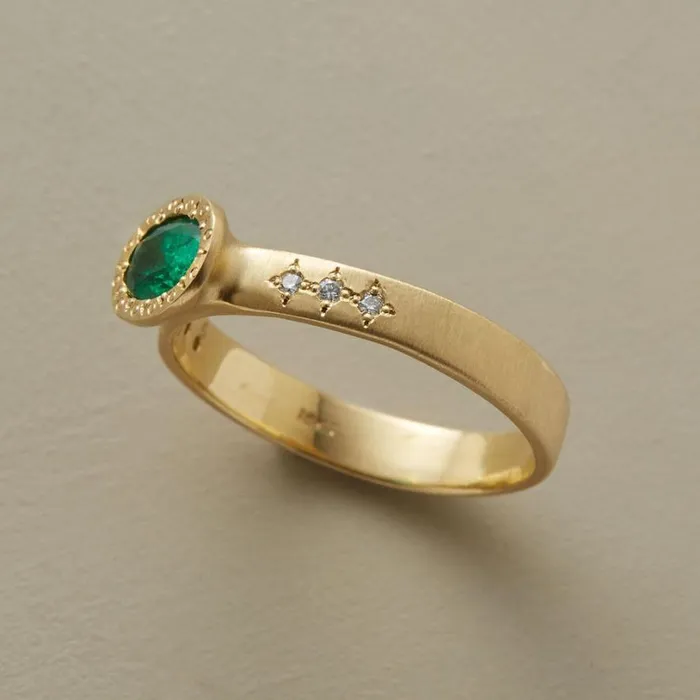 Women Zouzou Emerald Ring Sundance Catalog Rings Women Zouzou Emerald Ring Sundance Catalog Rings