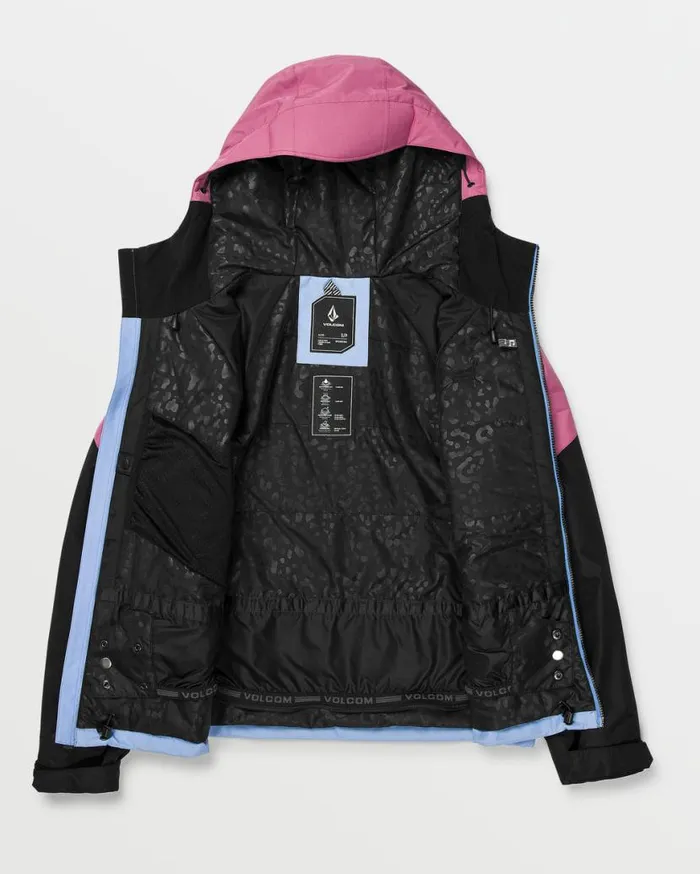 Womens Agate Insulated Jacket 8211 Crystal Blue Womens Volcom Jackets