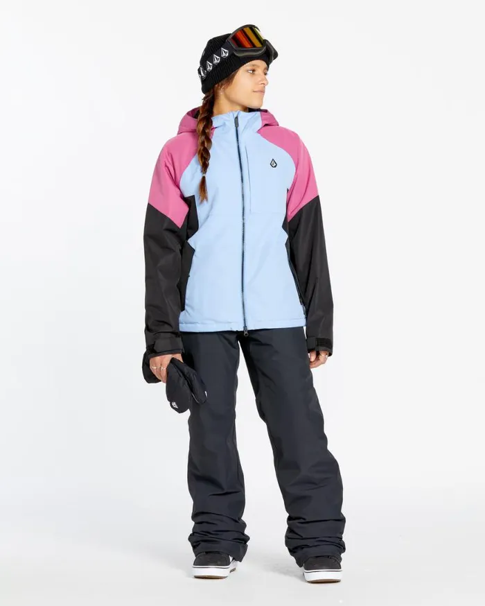 Womens Agate Insulated Jacket 8211 Crystal Blue Womens Volcom Jackets