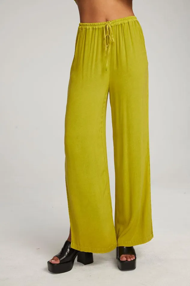 Womens Chaser Brand Bottoms Devine Citron Trousers