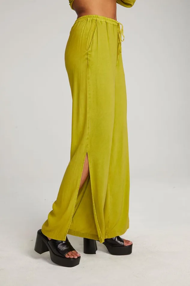 Womens Chaser Brand Bottoms Devine Citron Trousers