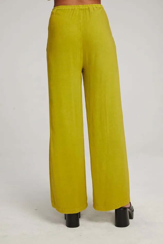 Womens Chaser Brand Bottoms Devine Citron Trousers