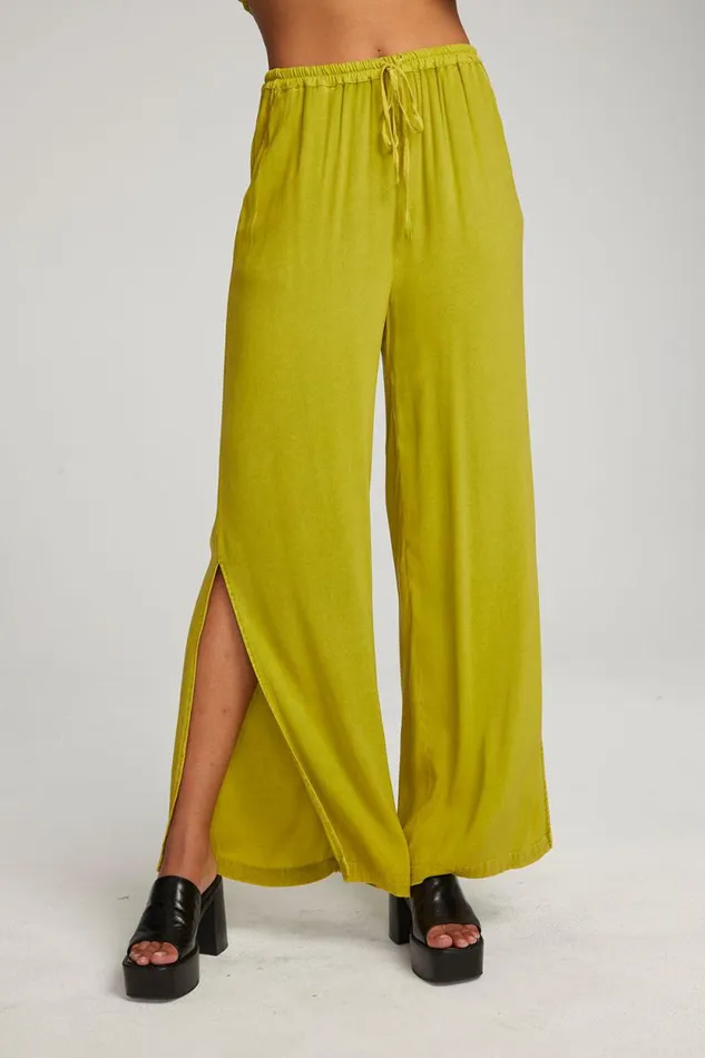 Womens Chaser Brand Bottoms Devine Citron Trousers