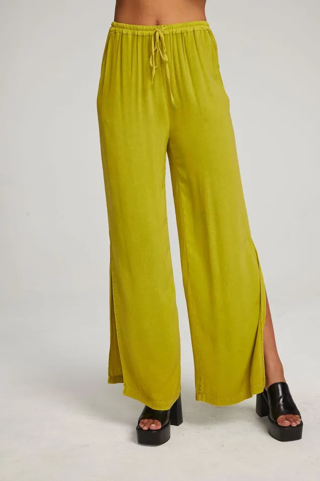 Womens Chaser Brand Bottoms Devine Citron Trousers