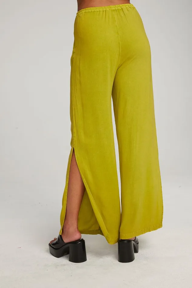 Womens Chaser Brand Bottoms Devine Citron Trousers