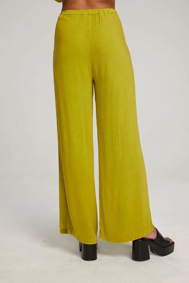 Womens Chaser Brand Bottoms Devine Citron Trousers