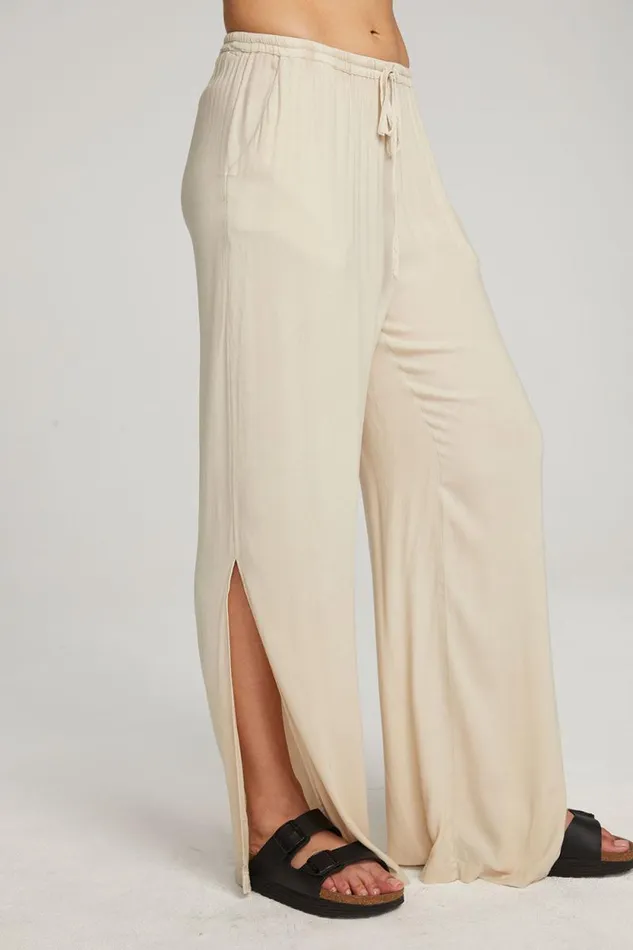 Womens Chaser Brand Bottoms Devine OffWhite Bark Trousers